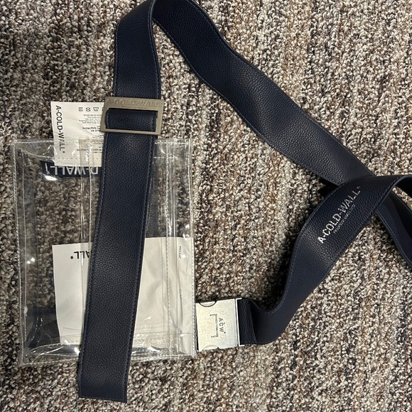 A Cold Wall leather strap see thru cross body bag - Picture 1 of 1